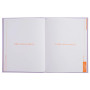 LIVRE DE RECETTES 220X170 96 P LILAS