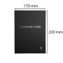 LIVRE DE CAVE.220X170.96 PAGES NOIR