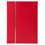 ALB.TIMB.22,5X16,5 Simili cuir rouge 32p