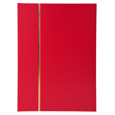 ALB.TIMB.22,5X16,5 Simili cuir rouge 32p
