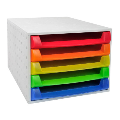 THE BOX ouvert Linicolor arlequin transp