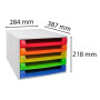 THE BOX ouvert Linicolor arlequin transp