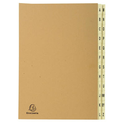 Trieur 24 Comp. A-Z FOREVER kraft brun