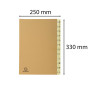 Trieur 24 Comp. A-Z FOREVER kraft brun