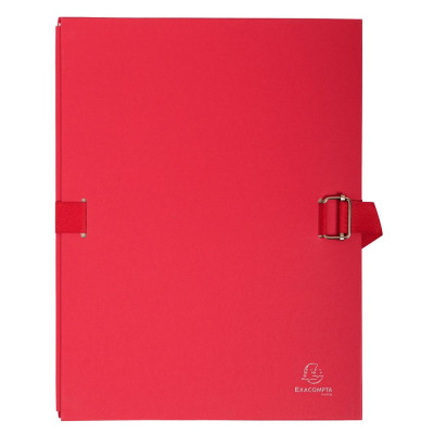 Chemise Pap.toilé sangle + rab.Rouge