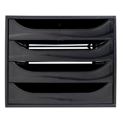 ECOBOX Caisson 4 tiroirs ECOBlack noir