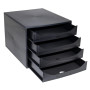 ECOBOX Caisson 4 tiroirs ECOBlack noir