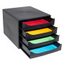 ECOBOX Caisson 4 tiroirs ECOBlack noir