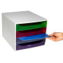 ECOBOX 4 tir. Linicolor gris/arlequin tr