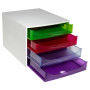 ECOBOX 4 tir. Linicolor gris/arlequin tr