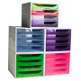 ECOBOX 4 tir. Linicolor gris/arlequin tr