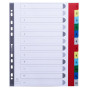 Intercalaires 1-12 A4+ PP onglets imprim
