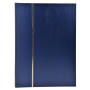 ALB.TIMB. 30,5X22,5 Simili cuir Bleu 48p
