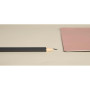 Sous-main souple PU 43x90cm nude/gris