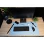 Sous-main souple PU 43x90cm marine/ciel