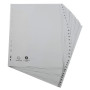 Intercalaires 1-31 A4+ PP gris ongl.imp.