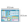 Sous-main rigide PVC 37,5x57,5cm Maths