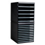 MODULO A4 - 5 tiroirs ouverts ECO noir/g