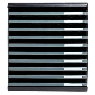 MODULO A4 - 10 tiroirs ouverts ECO noir/