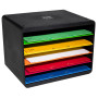 Trieur HORIZON 5 compartiments arlequin