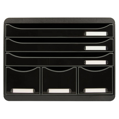 STORE-BOX MAXI 6 tiroirs ECOBlack noir