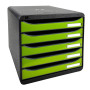 BIG-BOX PLUS noir/vert anis glossy