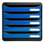 BIG-BOX PLUS noir/bleu glace glossy