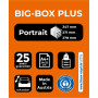 BIG BOX PLUS Metallic noir/argent