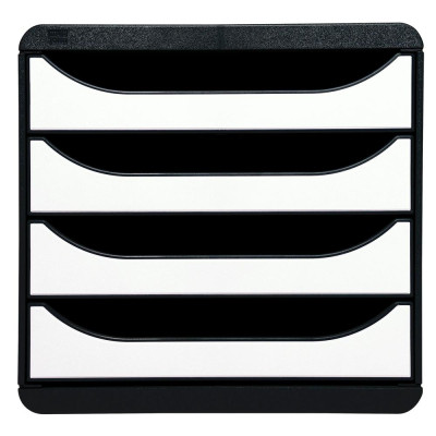 BIG BOX Glossy noir/blanc glossy