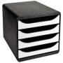 BIG BOX Glossy noir/blanc glossy