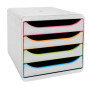 BIG BOX Black Office blanc/arlequin/blan