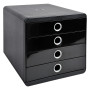 POP-BOX Metallic noir/argent
