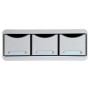 TOOLBOX MAXI 3 tiroirs gris lumière
