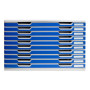 MODULO A3+ 10 tiroirs gris lumière/bleu