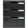MODULO A4+ 3 tiroirs ECOBlack noir