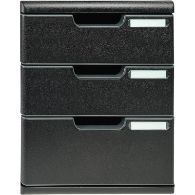MODULO A4+ 3 tiroirs ECOBlack noir