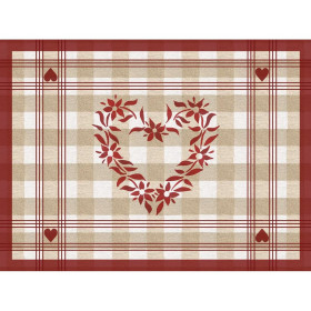 400 Sets de table pap. 30x40 Edelweiss