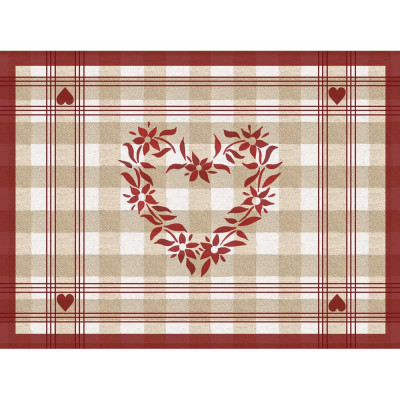 400 Sets de table pap. 30x40 Edelweiss