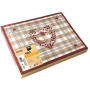 400 Sets de table pap. 30x40 Edelweiss