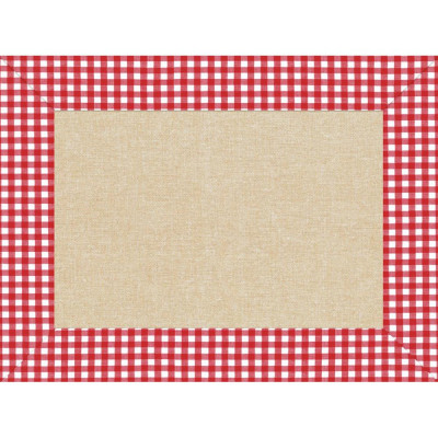 400 Sets de table papier30x40Lin vichy