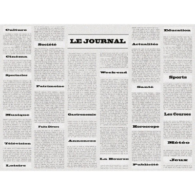 400 Sets de table papier 30x40 Journal