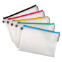 Pochette zip EVA A4 assorti