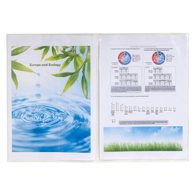 SACHET 10 ETUIS DOUBLES PP 12/100 A4