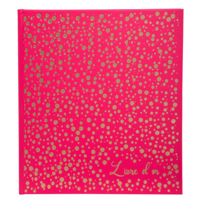 Livre d'or 140p or 21x19 Plum' Framboise