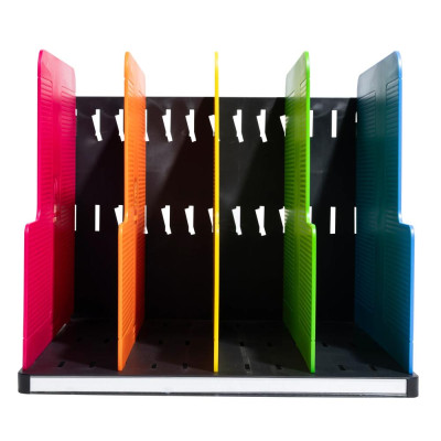 MODULOTOP trieur vertical 5int. noir/arl