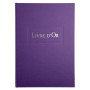 LIVRE D'OR .1M. 297X210 VIOLET