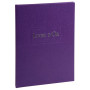 LIVRE D'OR .1M. 297X210 VIOLET