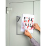 Pochette affichage magnétiq A4 Argent
