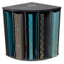 Trieur 5compar. THE CORNER noir/gris sou