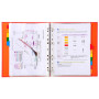 Intercal. 12P A4+ carte blan.+ongl.coul.